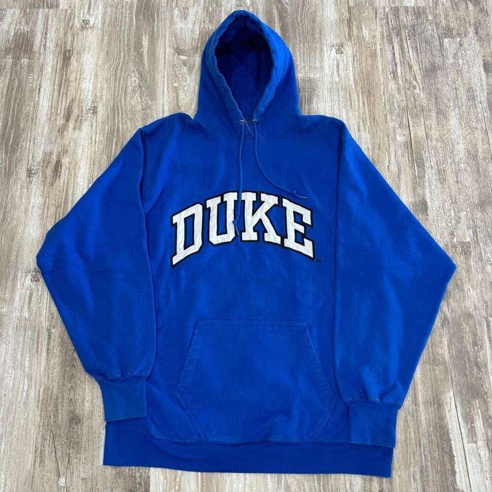 Steve & Barry's y2k preppy athleisure Duke University royal blue hoodie